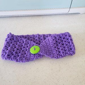 Crochet Purple Headband